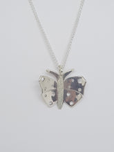 Sterling silver butterfly pendant