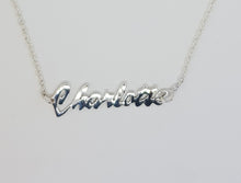 Sterling silver "Name" necklace