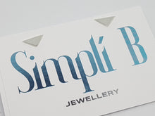 Sterling silver triangle stud earrings