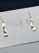 Sold! Sterling silver & 9ct gold drop earrings