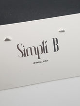 Tiny sterling silver 3d triangle stud earrings