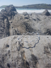 "Wild Atlantic Wave" sterling silver bangle