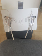 Jingle jangle long 925 sterling silver drop earrings