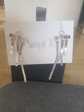 Jingle jangle long 925 sterling silver drop earrings