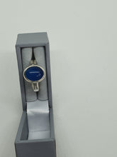 SOLD! 925 serling silver ring with a blue agate gemstone